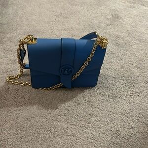 Blue Michael Kors bag